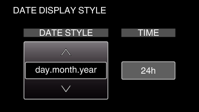 DATE DISPLAY STYLE 2 EU